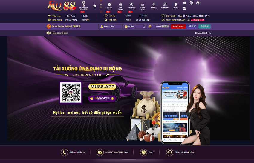 Hướng dẫn cách tải app Mu88